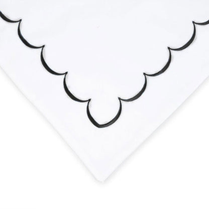 Scallops - Linen Cotton Embroidered Edge Duvet Cover Sets