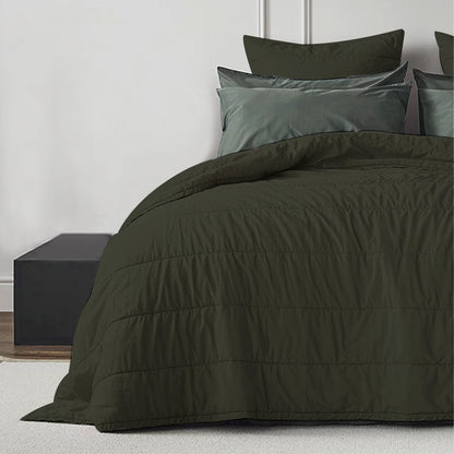 Broad Channel Stitch - Pure Cotton Sateen Quilt Sets